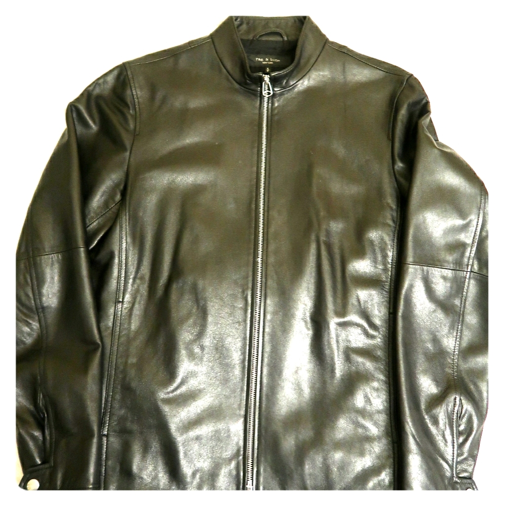 rag & bone New York Lamb Leather Archie Jacket